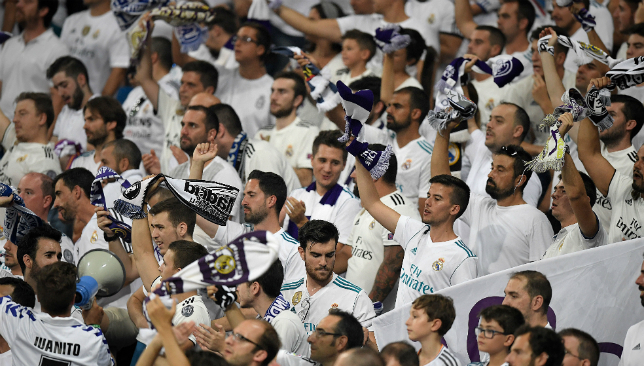 Real Madrid fans have not been showing up in large numbers. 