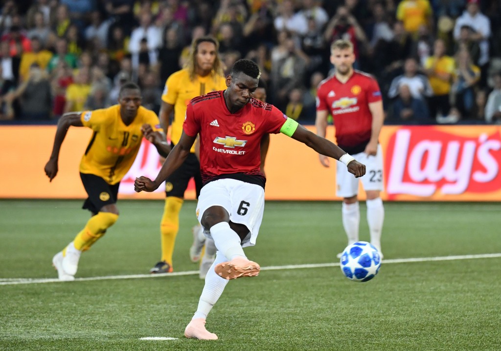Pogba converted his third penalty of the season - after scoring a stunner.