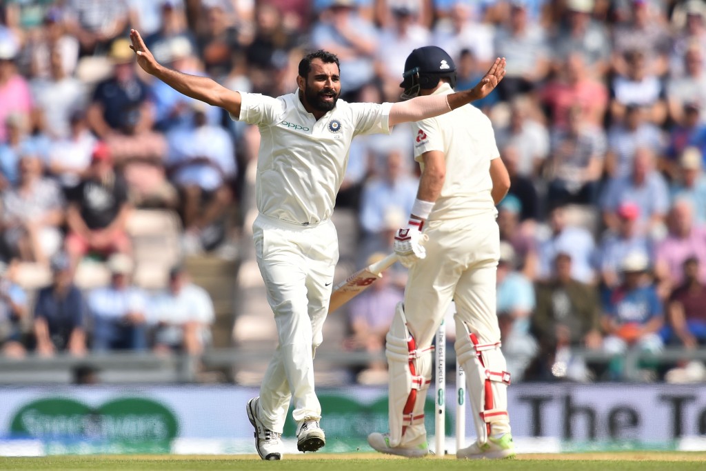 Shami pulled India back into the game around the lunch mark.