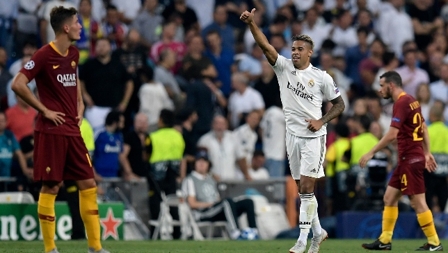 Mariano rounded off Real's 3-0 win over Roma.