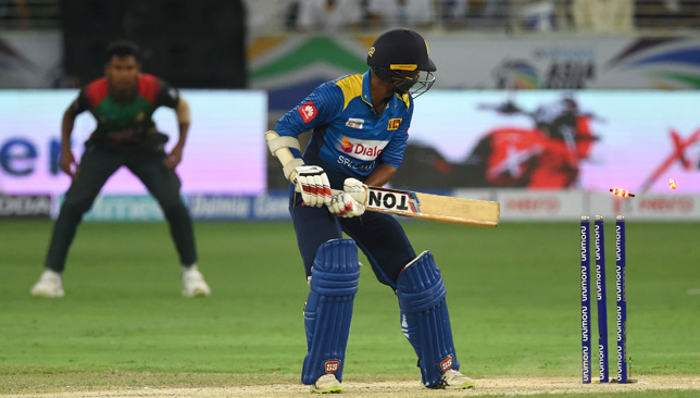 Sri Lankan batsman failed in Saturday's loss.