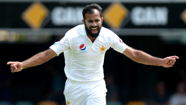 Wahab Riaz is making his Test comeback in the series against Australia.
