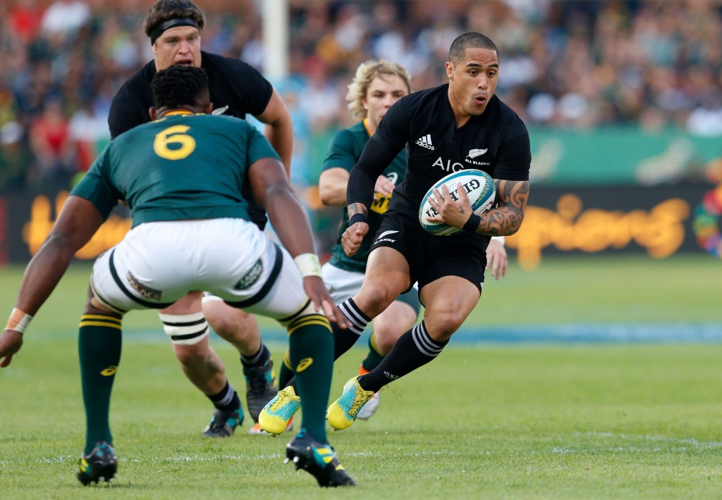 Aaron Smith scored the All Blacks first try