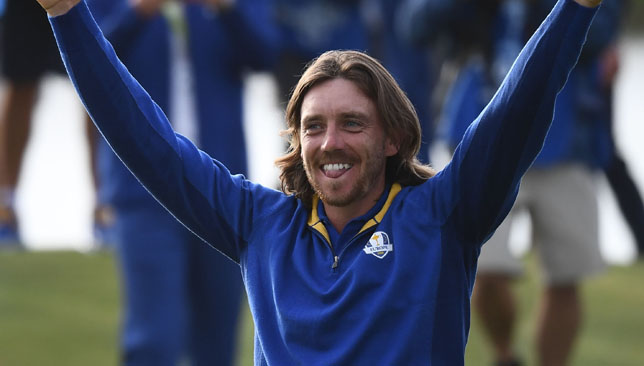Europe's leading light: Tommy Fleetwood.