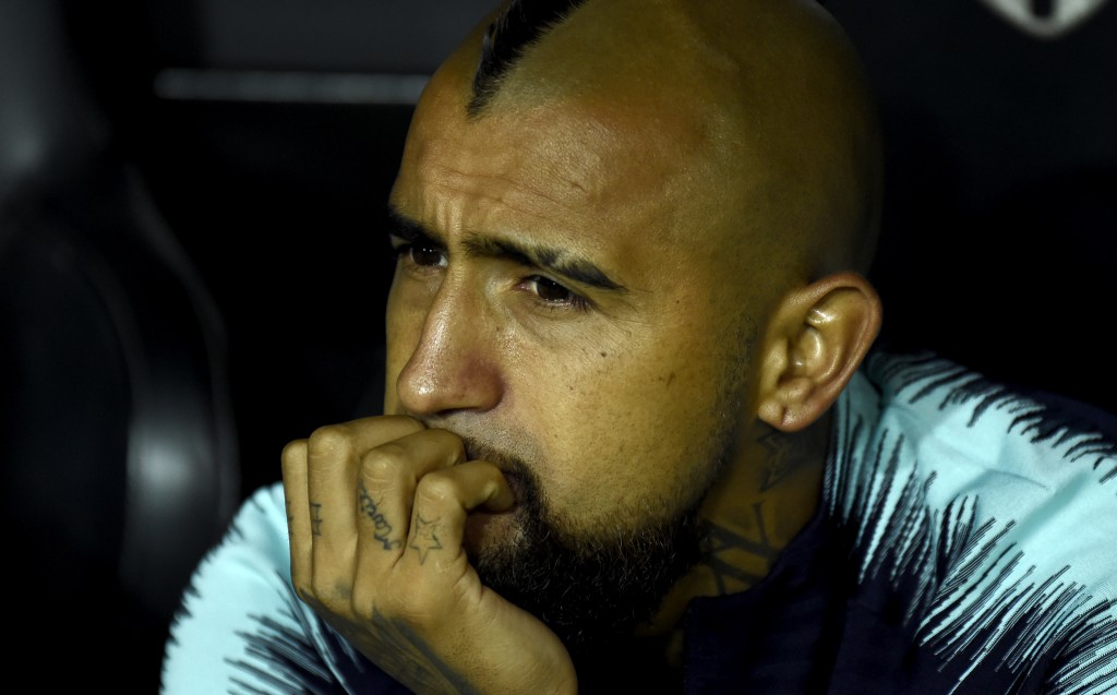 Vidal has seen limited game time since moving to Barcelona.
