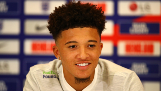 Sancho made his England debut in the previous international break.