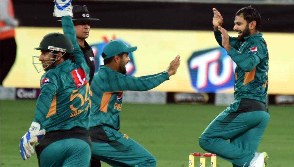 Pakistan celebrate another victory over Australia.