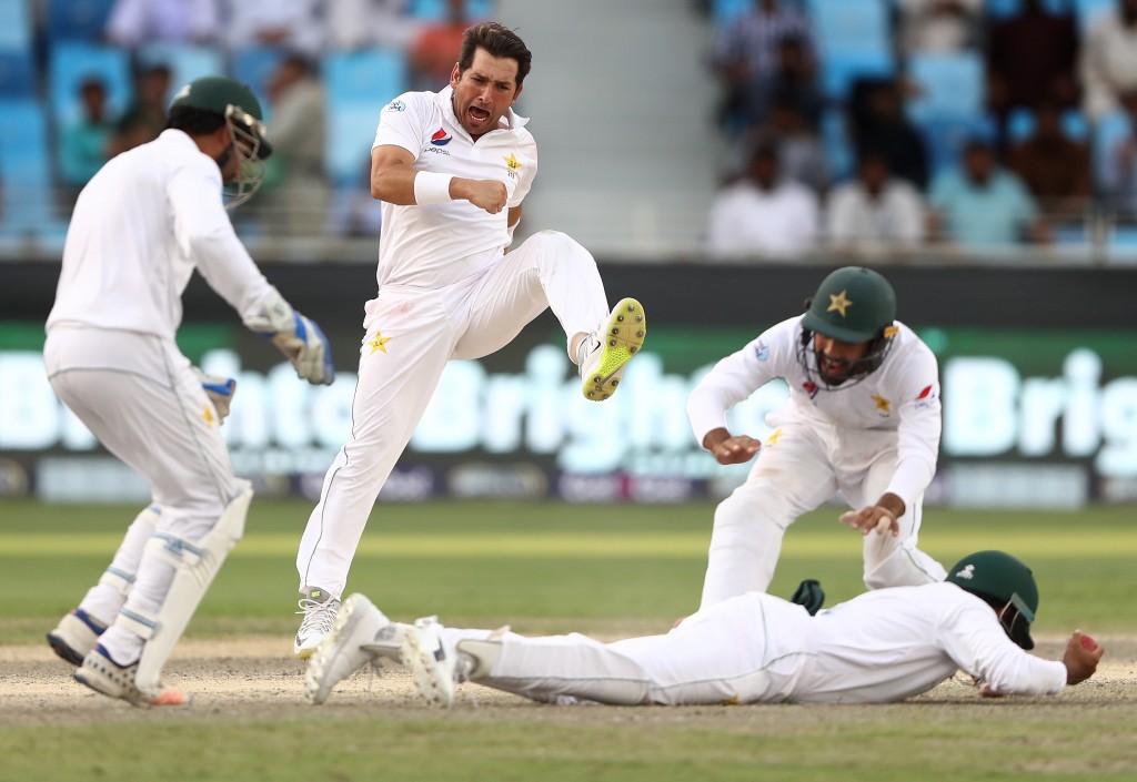 Pakistan need to see more celebrations like this from Yasir Shah in Abu Dhabi
