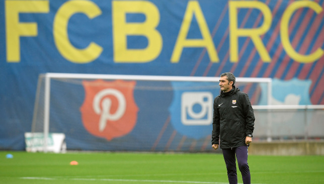 Just another day in office for Ernesto Valverde.