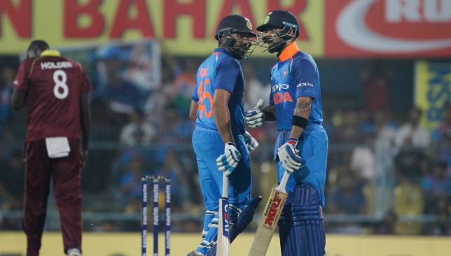 Kohli and Rohit were imperious. Image - BCCI/Twitter.