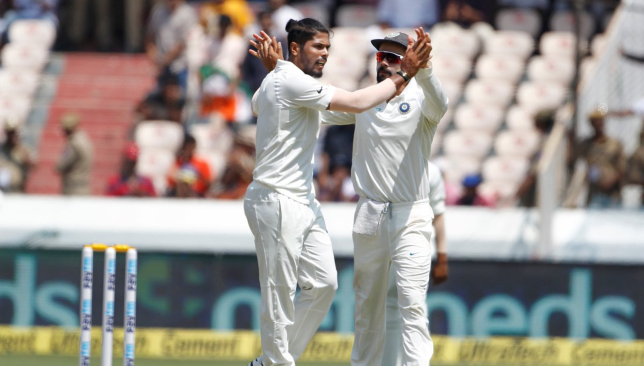 Umesh struck at crucial times for India. Image - BCCI/Twitter.