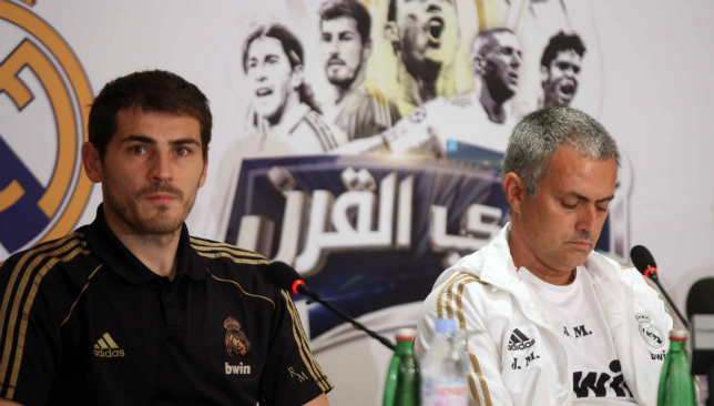 Casillas and Mourinho had an infamously fractious relationship.