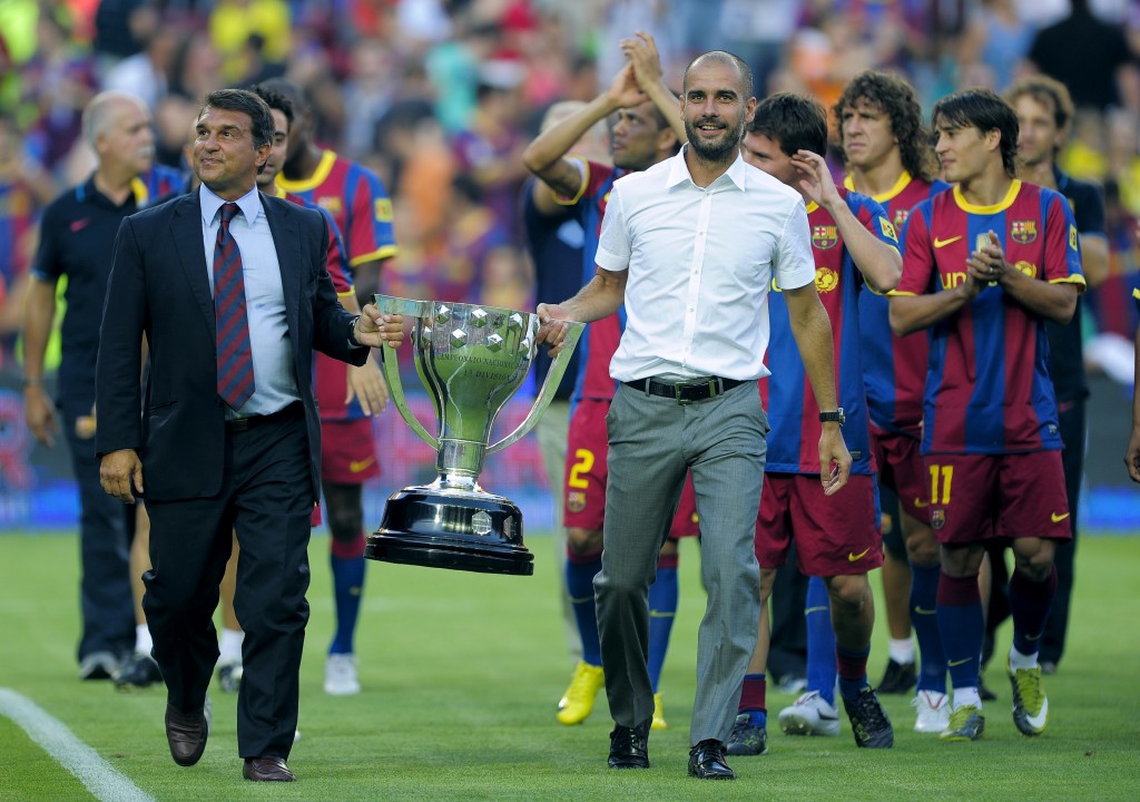 Pep Guardiola enjoyed a hugely successful spell at Barcelona