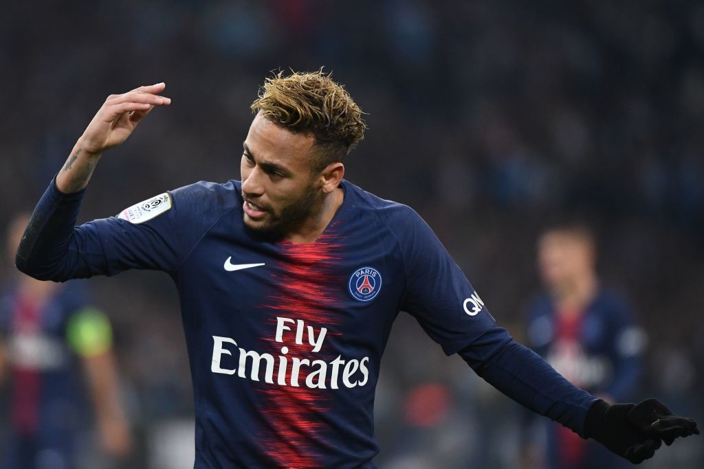 Paris Saint-Germain's Brazilian forward Neymar 