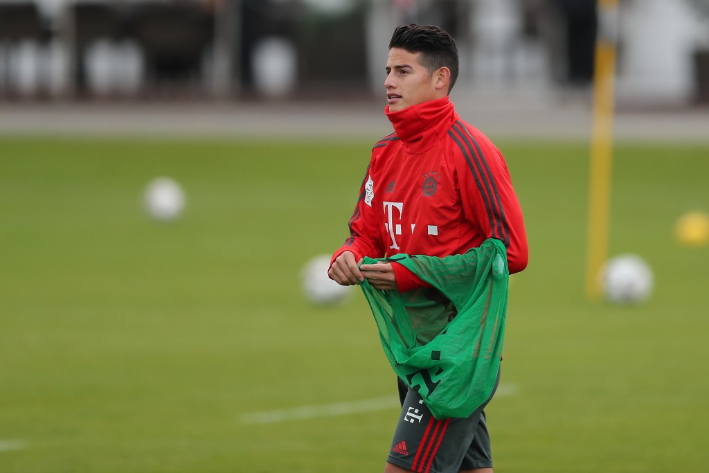 Rodriguez has fallen out of favour at Bayern of late.