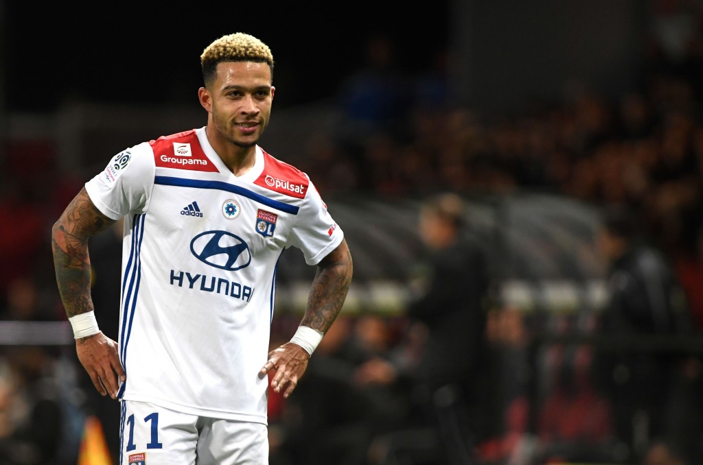 Two assists and two goals for Memphis Depay in their 4-2 win at Guingamp.