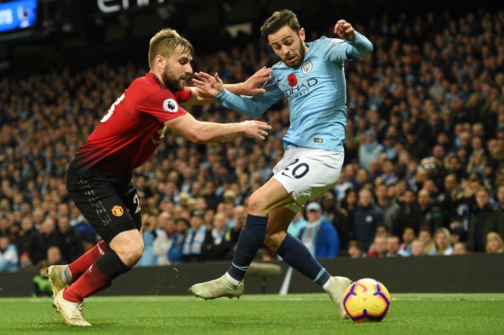 City strolled to a 3-1 win over rivals United.