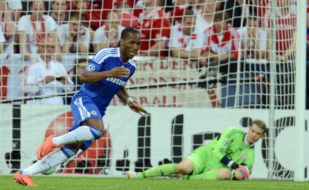 Didier Drogba won the Champions League with Chelsea in 2012