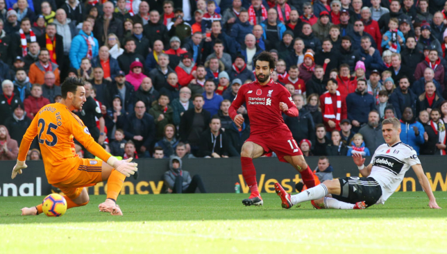 Mohamed Salah has been performing at a top level