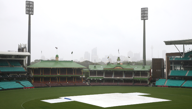 No play was possible on day one at the SCG.