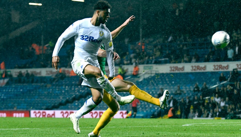 Tyler Roberts has three goals in nine league games for Leeds this season.