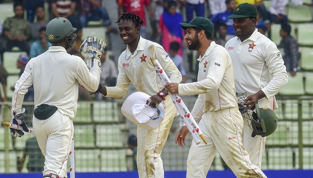 Zimbabwe registered a historic Test win in Sylhet.