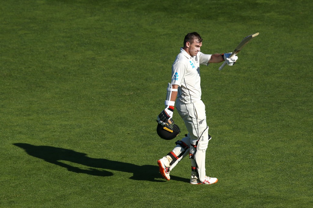 A seventh Test ton for Tom Latham.