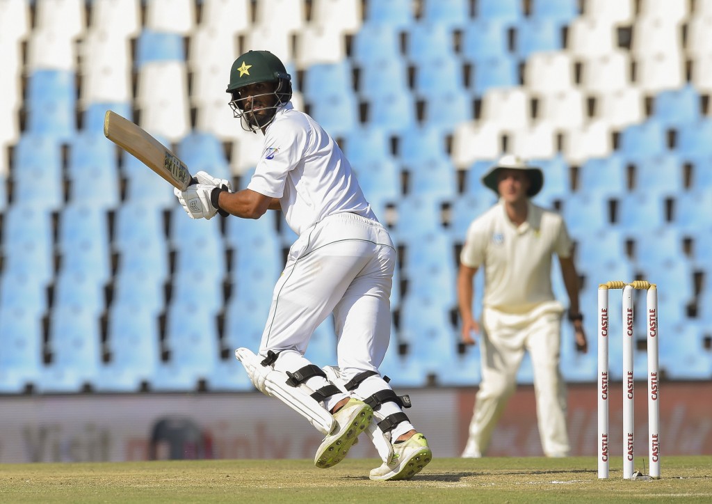 Masood top-scored for Pakistan with 65.