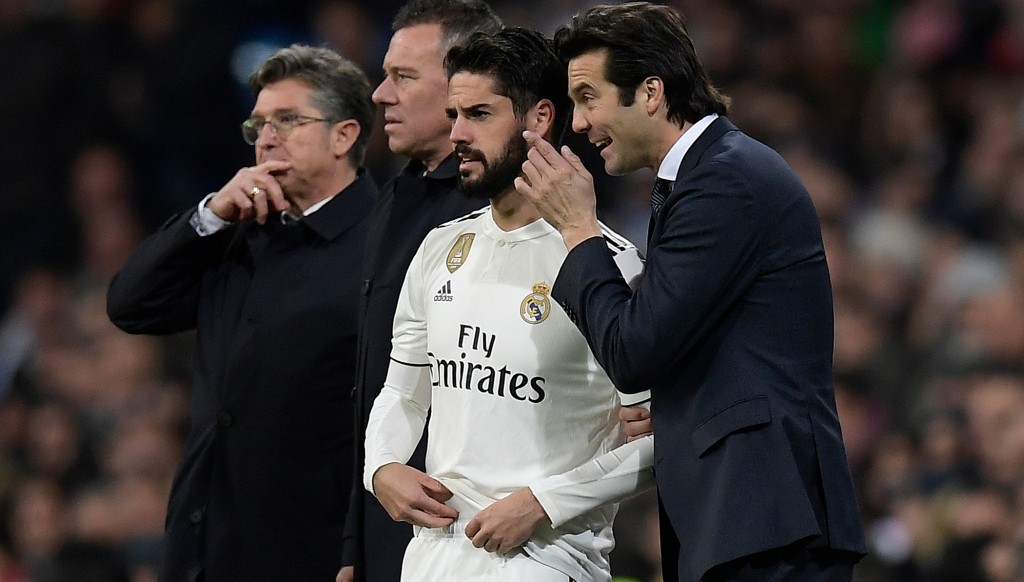 Isco once again started on the bench for Real and only got 10 minutes at the end.
