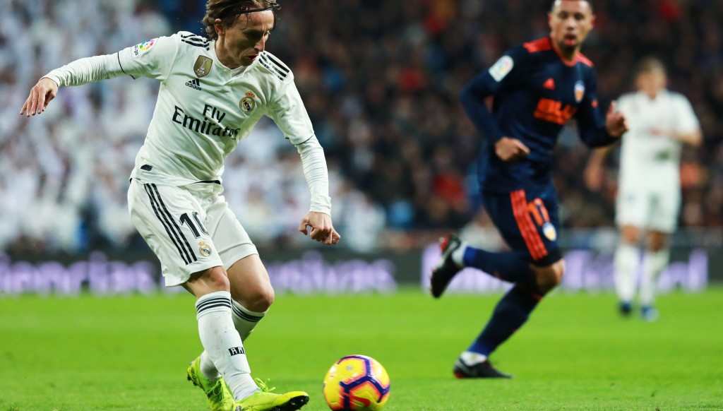 Luka Modric was back to his best against Valencia.
