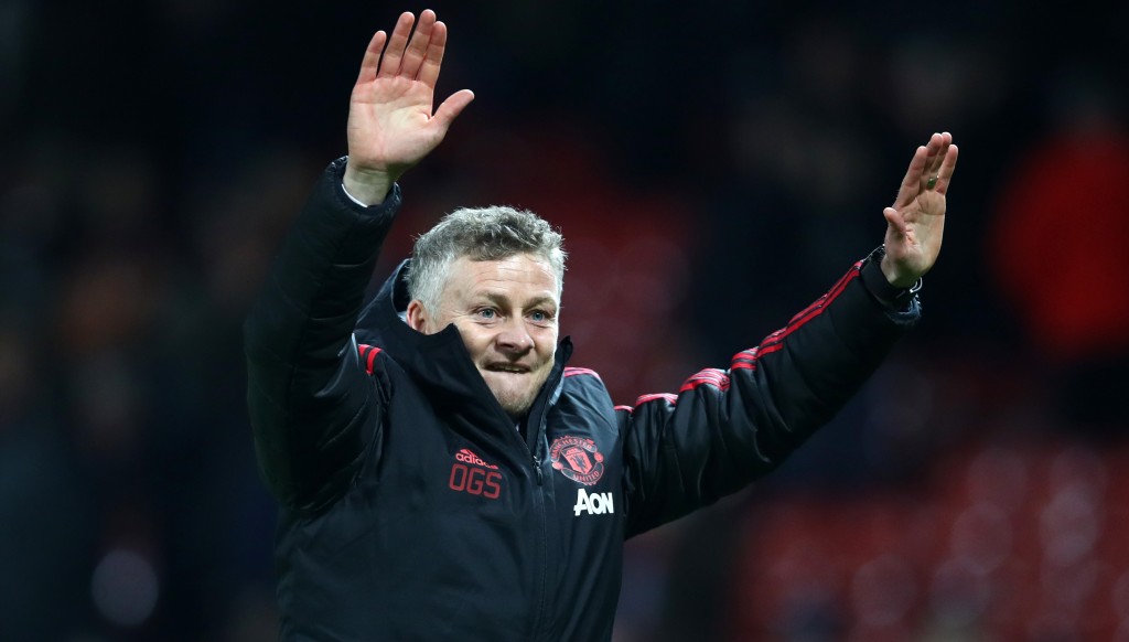Solskjaer has won all six games since taking over from Mourinho.