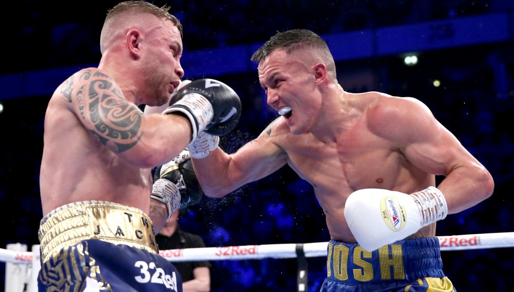 Warrington made a successful first defence of his IBF strap.