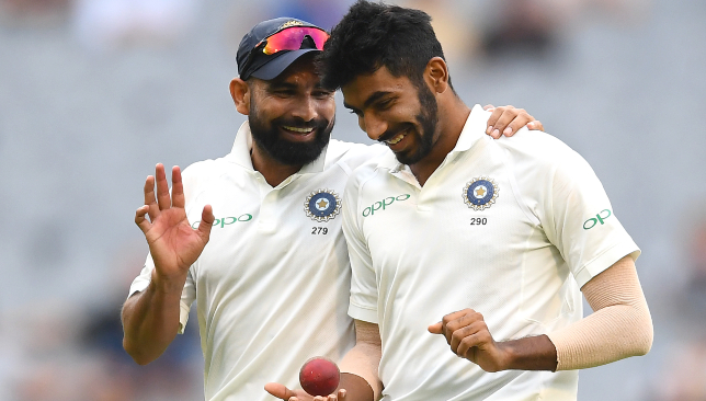 Bumrah (r) has had a terrific debut year in Test cricket.