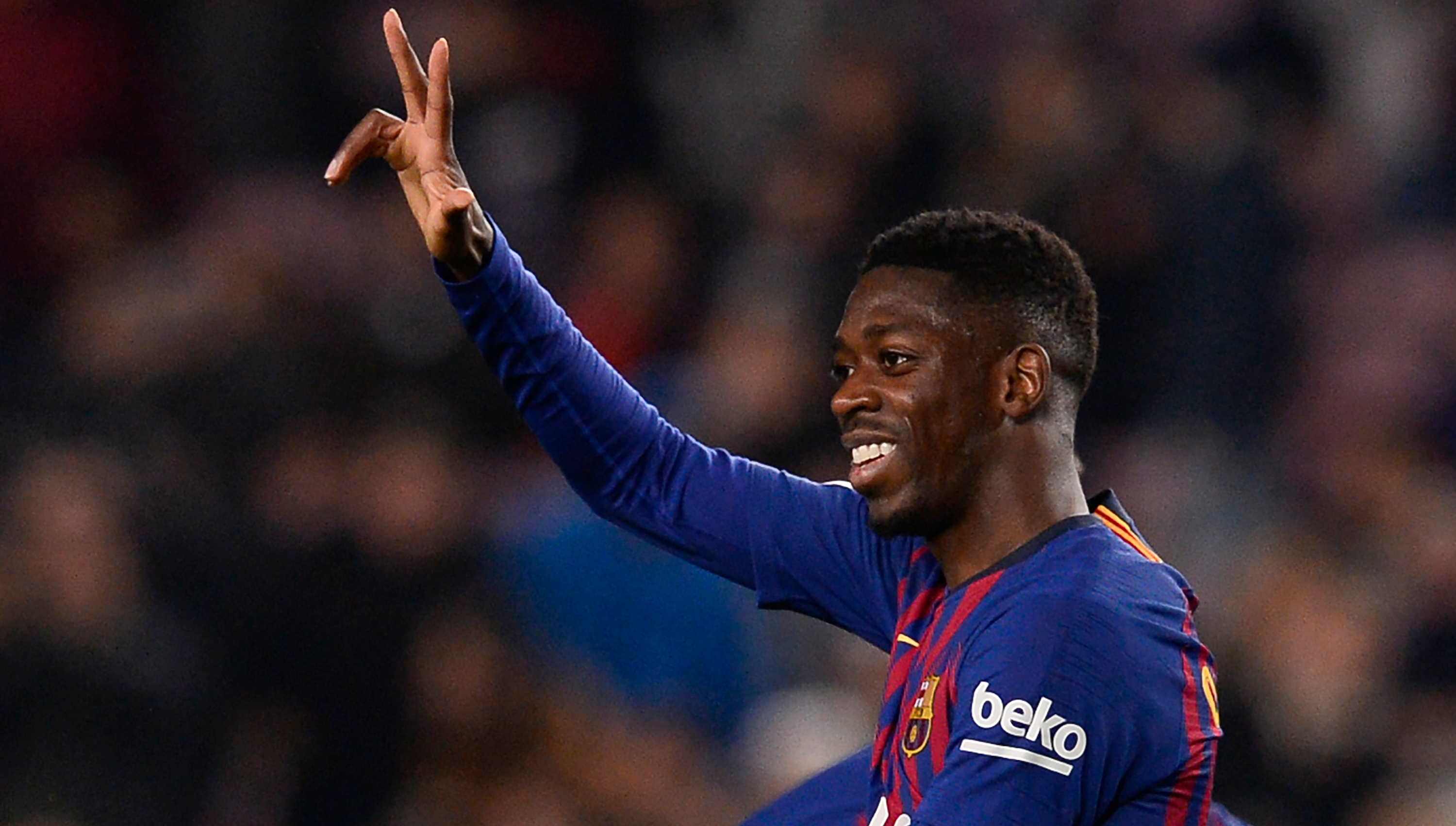 Ousmane Dembele double and Lionel Messi see Barcelona beat Levante ...