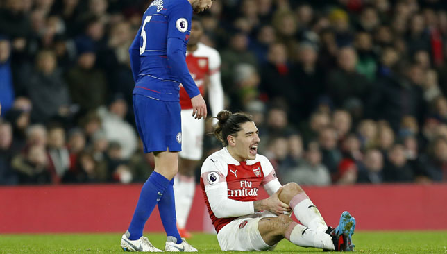 Hector Bellerin is out for the season.