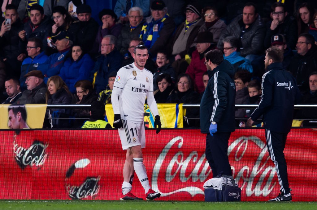 Sidelined: Gareth Bale.