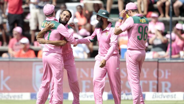 The Proteas will be out in their special pink jerseys.