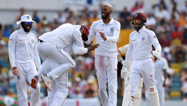 West Indies are leading 2-0 in the three Tests series against England (photo - getty)