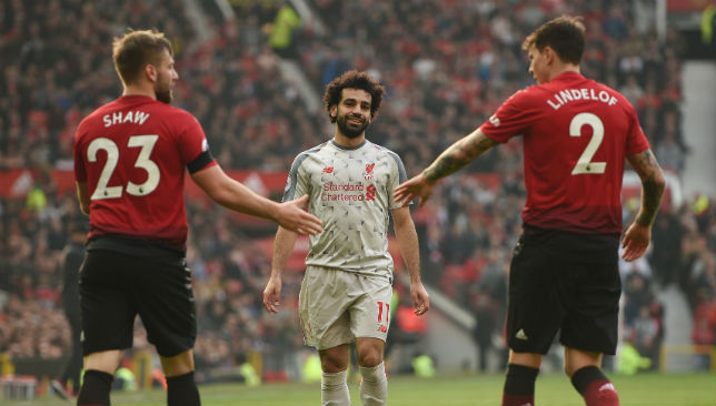 Mohamed Salah was nullified by the United defence. 