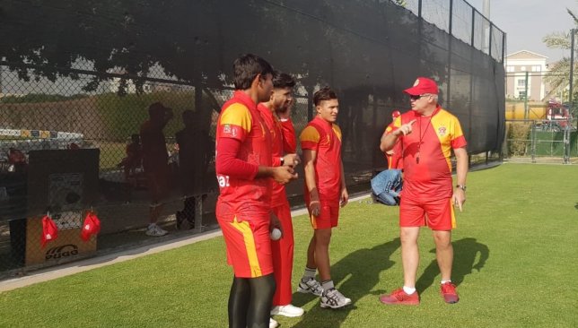 Mohammad Musa (second from r). Image - IslamabadUnited/Twitter.