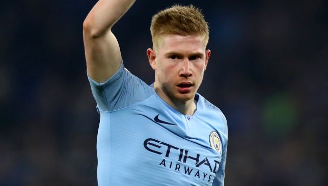Putting his hand up: Kevin De Bruyne.