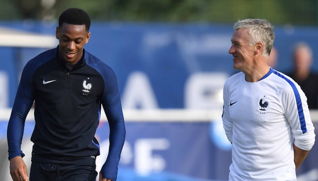 France Coach Didier Deschamps Says Anthony Martial Has Put His Problems Behind Him Sport360 News