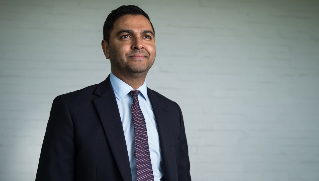 Wasim Khan was formerly CEO of Leicestershire CCC.