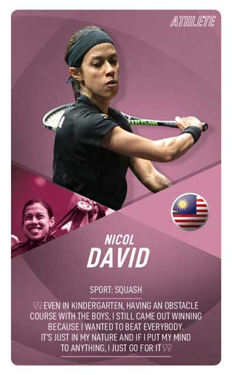 special profile card Athletes17