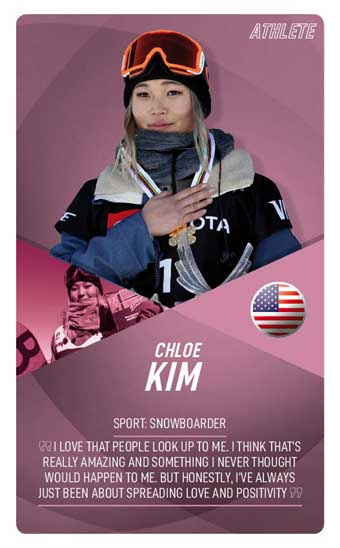 special profile card Athletes18
