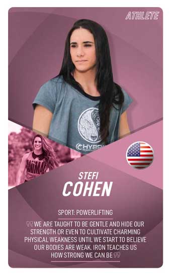 special profile card Athletes19