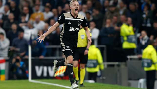 Donny van de Beek's stylish finish was the only goal. 