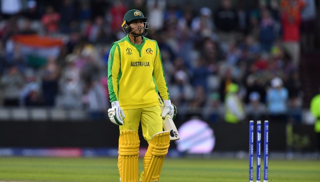 Usman Khawaja's World Cup is over.