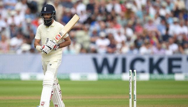 Moeen was replaced by Jack Leach after the first Ashes Test.