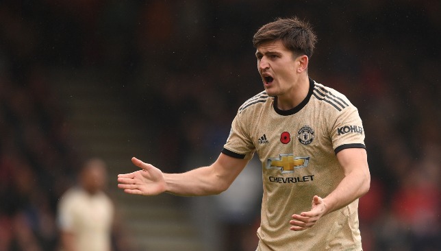Manchester United defender Harry Maguire. 